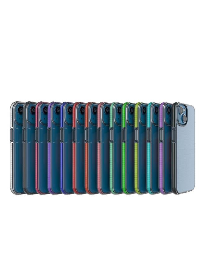 اس-توب جراب لهاتف iPhone 14 Plus، جراب هاتف TPU شفاف ثنائي اللون - Image 2