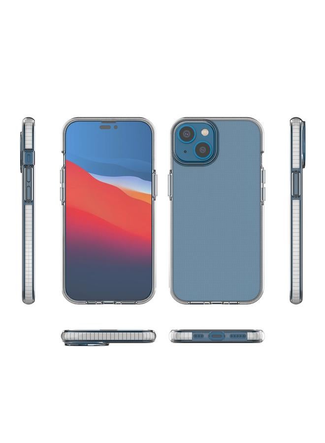 اس-توب جراب لهاتف iPhone 14 Plus، جراب هاتف TPU شفاف ثنائي اللون - Image 3