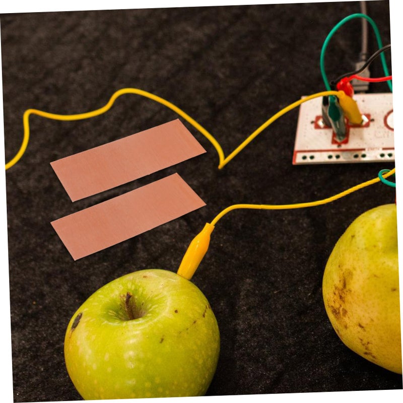 Fruit Battery Experiment Kit 10 Sheets Science Project Materials Rose Gold 5X2X0 1CM - Image 4