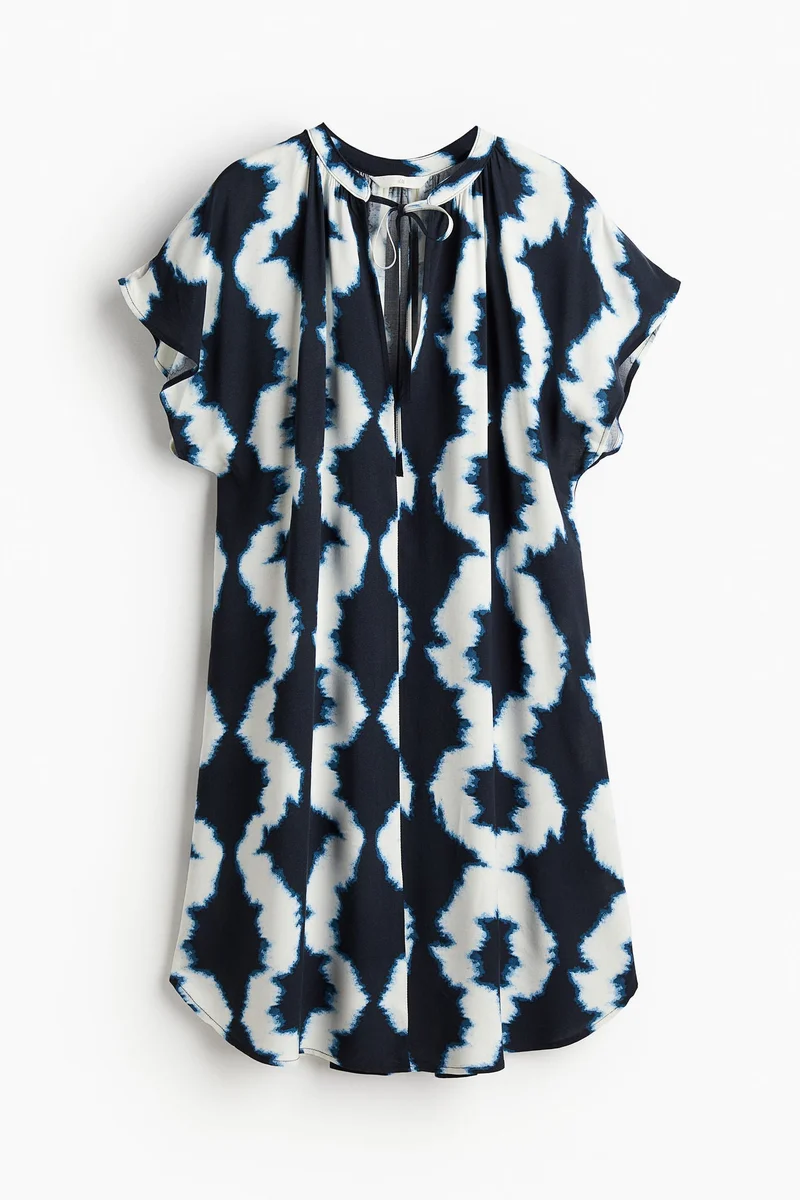 H&M Tie-Detail Dress