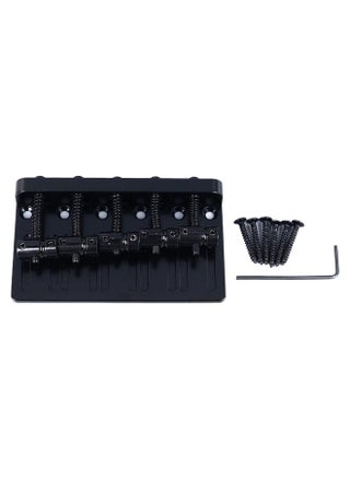 Electric Bass Bridge 5 String Bass Saddle Bridge Thickened Tailpiece Bridge Replacement with Screws Wrench Black - pzsku/ZE8A8C437117BC90EEFB1Z/45/1746186314/559bdf5f-4c4d-49d6-81ac-8e9516e771a4