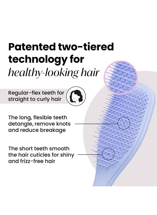 TANGLE TEEZER فرشاة تانجل تيزر النهائية لفك تشابك الشعر الرطب والجاف، تقضي على العقد وتقلل من التكسر لجميع أنواع الشعر، لافندر حلو - Image 2