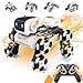 HatchHaven Robot Dog Toy for Kids24Ghz Remote Control Dog Stunt Robot Dogs 2nd Gen Remote Control Cars Stunt Rc Cars with Light Sound Toys Christmas Birthday Gifts for 6 7 8 9 10 11 12 Year Old Boys white - Image 2