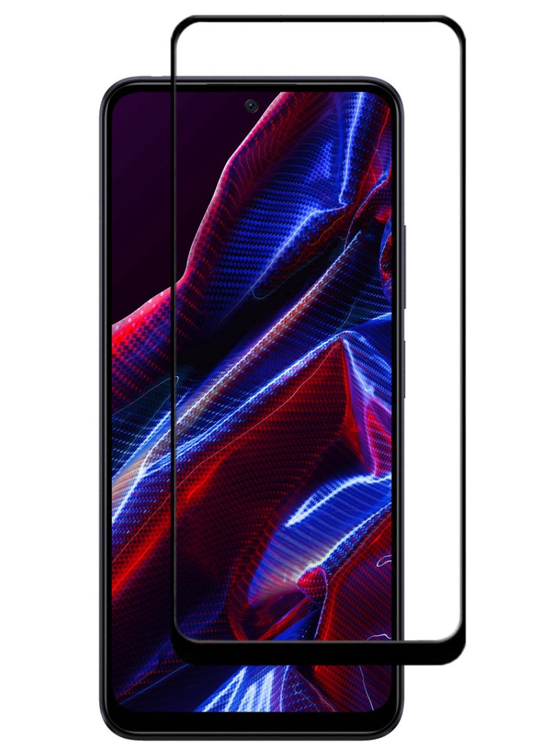 ACLIX Antistatic ESD Dustproof Premium Quality High Definition Tempered Glass Screen Protector Designed For Xiaomi Poco X5 - Image 1