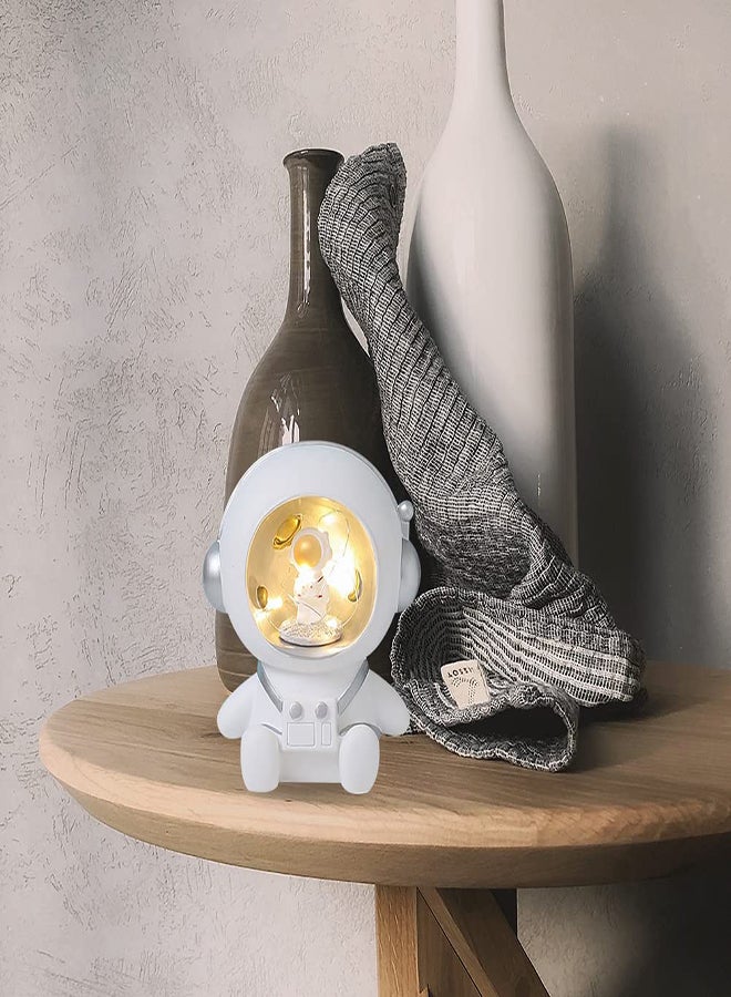 SYOSI Money Box for Kids/Adults Astronaut Piggy Bank Astronaut Figure Ornament Resin Astronaut Planet Statues Money Box Saving Jar for Modern Decor lovely Night Light for Home Office Bedroom Decor - Image 5