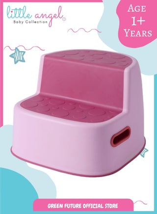 Baby step stool with non-slip surface, ideal for toddlers and kids to use in bathrooms, kitchens, and more. Durable, lightweight, and easy to carry for multiple uses. - pzsku/ZE8A8FF92A793CCFF74F8Z/45/_/1731146953/65e4d1e3-adb1-42a5-86ac-74e3ba882bac