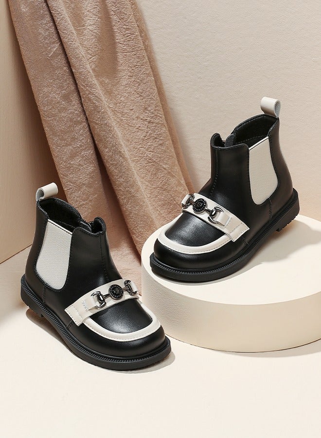 Taranis Taranis Children's Shoes ChicLock Boots Bicolor Buckle Boots  - Image 1