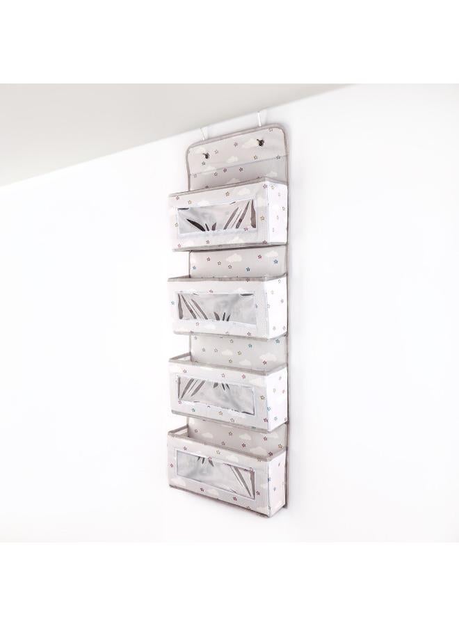 Mamas Gift 4 in 1 Organizer with 4 Boxes and a Wall Hanger, It Keeps All Your Belongings Neatly Organized. 