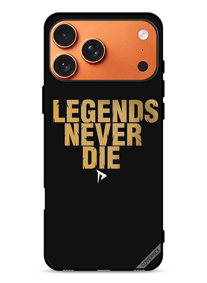 Covernex Apple iPhone 17 Pro Max Protective Case Cover Legends Never Die - Image 1