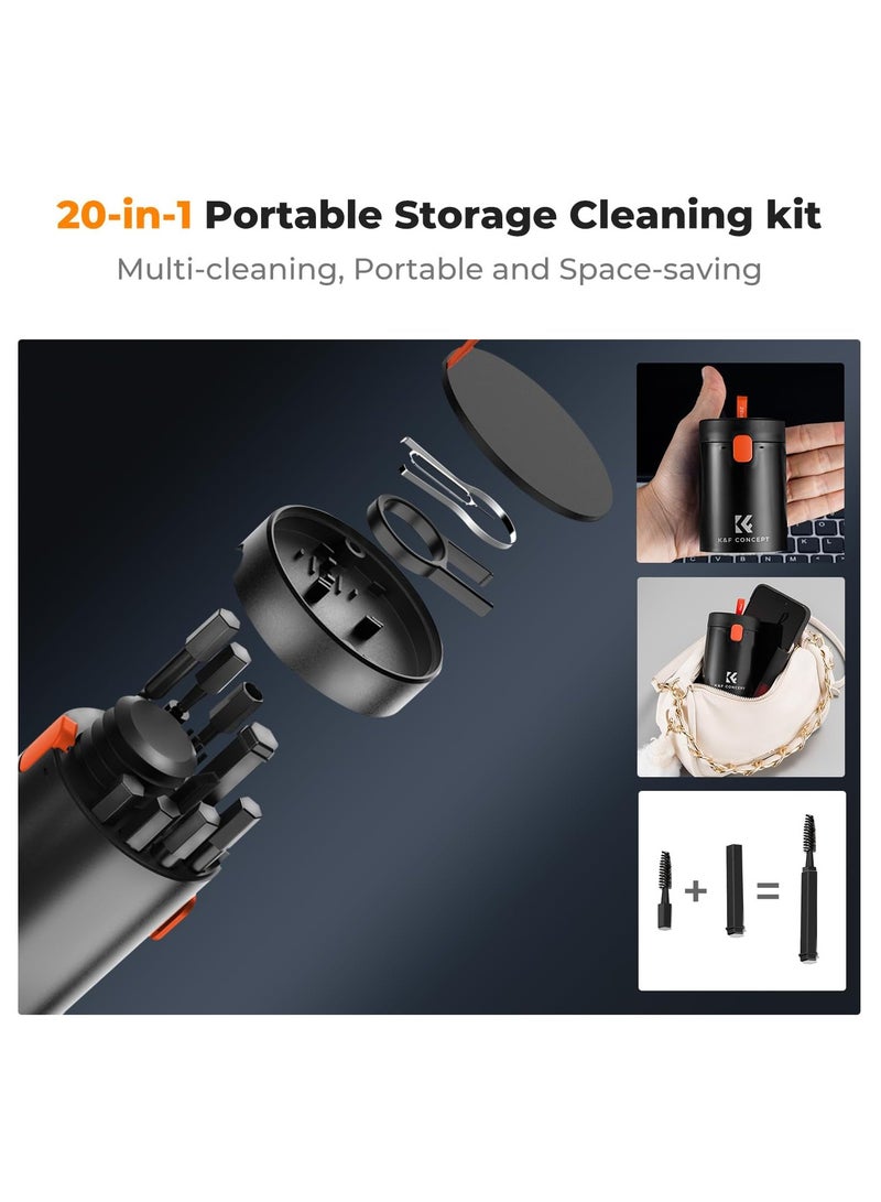 20 in 1 Multifunctional Electronics Cleaning Kit 2024 New Upgrade Cleaner Keyboard Cleaner Kit Airpod Pro Cleaning Pen Brush Tools for Earbuds/MacBook/Headphone/Earphones/iPad/iPhone - Image 2