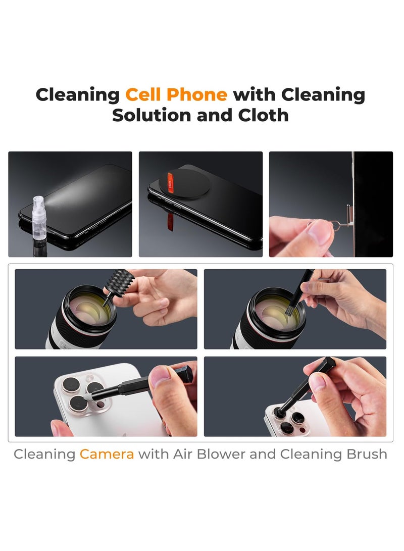 20 in 1 Multifunctional Electronics Cleaning Kit 2024 New Upgrade Cleaner Keyboard Cleaner Kit Airpod Pro Cleaning Pen Brush Tools for Earbuds/MacBook/Headphone/Earphones/iPad/iPhone - Image 5