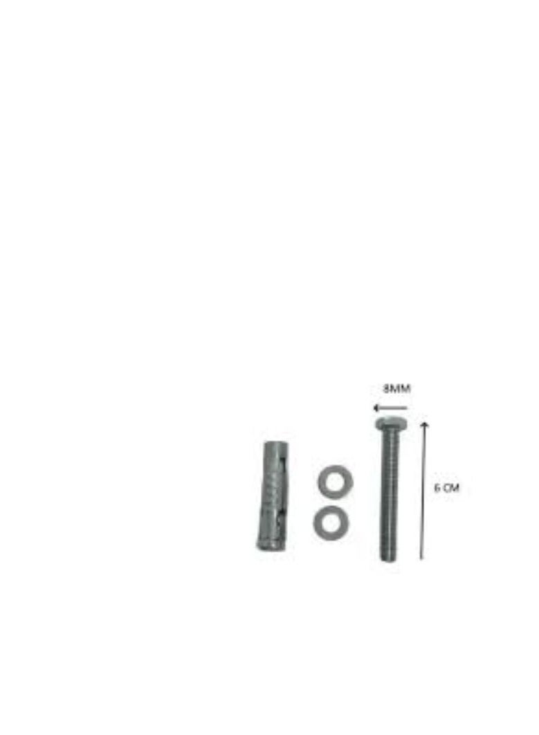 KNP KNP 8mm Stainless Steel Fix Bolt Pack of 10 contains ten high quality fix bolts made from stainless steel offering durability and corrosion resistance for a variety of applications. - Image 1