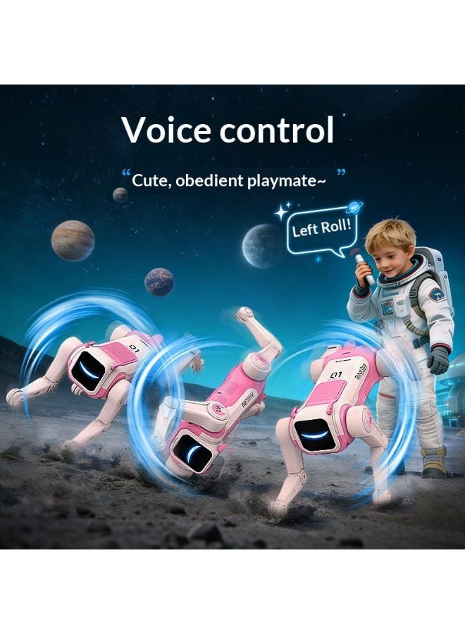 BlueFire 2026 Smart Stunt Robot Dog RC Toy 🐶 | Voice-Controlled Programmable Bionic Pet | Interactive AI Robot Puppy with Tricks, Dance & Educational Play for Kids & Family Fun - Image 3