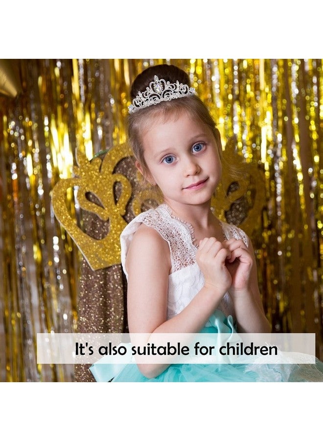 Cocide "Birthday Queen" Sash & Crystal Tiara Kit COCIDE Birthday Silver Tiara and Crowns for Women Birthday Sash for Girls Birthday Decorations Set Rhinestone Headband Hair Accessories Glitter Sash for Party - Image 4