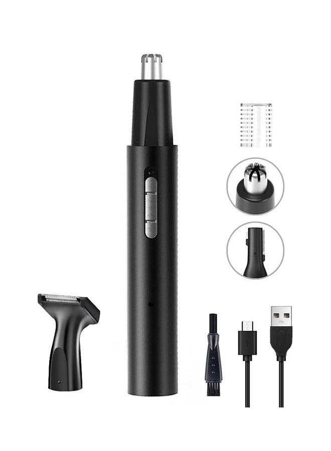 GKK Nose Hair Trimmer for Men Rechargeable Ear and Nose Hair Trimmer for Men and Women Professional Painless Eyebrow & Facial Hair Trimmer with Powerful Motor and Dual-Edge Blades Easy Cleansing - Image 1