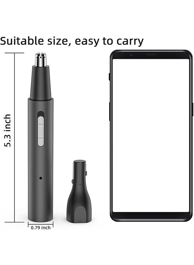 GKK Nose Hair Trimmer for Men Rechargeable Ear and Nose Hair Trimmer for Men and Women Professional Painless Eyebrow & Facial Hair Trimmer with Powerful Motor and Dual-Edge Blades Easy Cleansing - Image 2