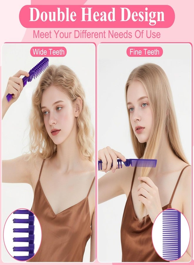 Zhjianup Foldable Hair Combs In Bulk, Individually Wrapped Multicolour Folding Comb, Women Men Pocket Size Double Headed Mini Hair Brush Styling Tool for Travel Hotel Homeless Shelter Charity Church(25 Pack) - Image 4