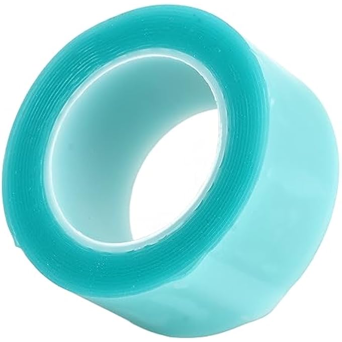 Domary DIY Tape Balloon, Strong and Elastic Transparent Bubble for Kids, with Straws and Decorative Fillings, Ideal Family and Friends (Blue) - Image 3
