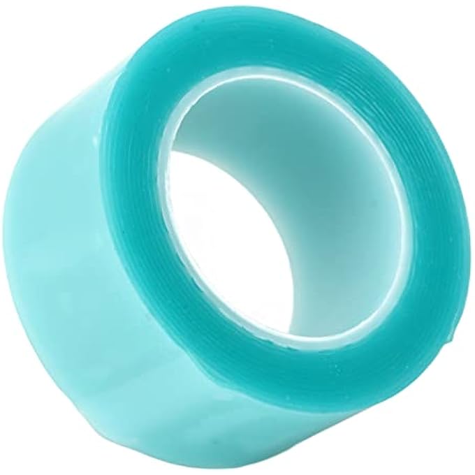 Domary DIY Tape Balloon, Strong and Elastic Transparent Bubble for Kids, with Straws and Decorative Fillings, Ideal Family and Friends (Blue) - Image 2