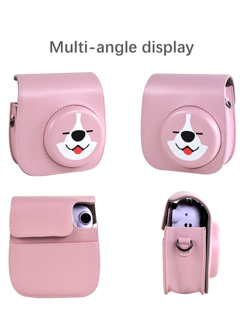 Fujifilm Instax Mini 11/9/8 Camera Case with Accessory Pocket and Adjustable Detachable Shoulder Strap for Instant Film Photography - Image 2