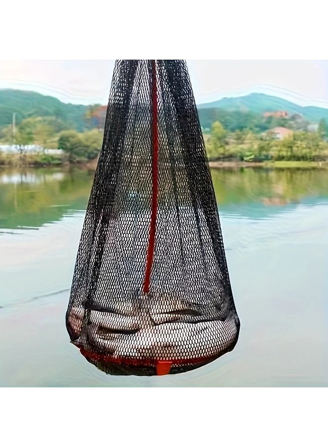 حقيبة صيد شبكية متينة من النايلون مع مساحة تخزين قفص شبكي خفيف الوزن للغطس - Image 2