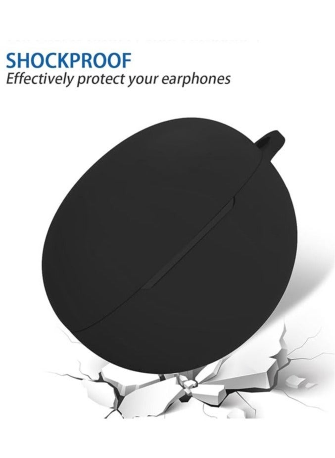 For Huawei freeclip bluetooth headset case Shockproof case Scratch-resistant case Comes with 3-in-1 cleaning tool Climbing clip Lanyard Belt (Black)  - Image 2