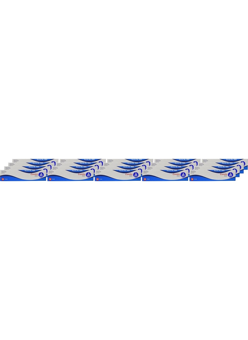 Dynarex Dynarex Plastic Hair Comb Fine  Extra Fine Teeth  5Inch 12 Combs Per Bag 20 Bags Black  Premium Quality Grooming Accessories For Straightening Styling Parting  Detangling  - Image 3