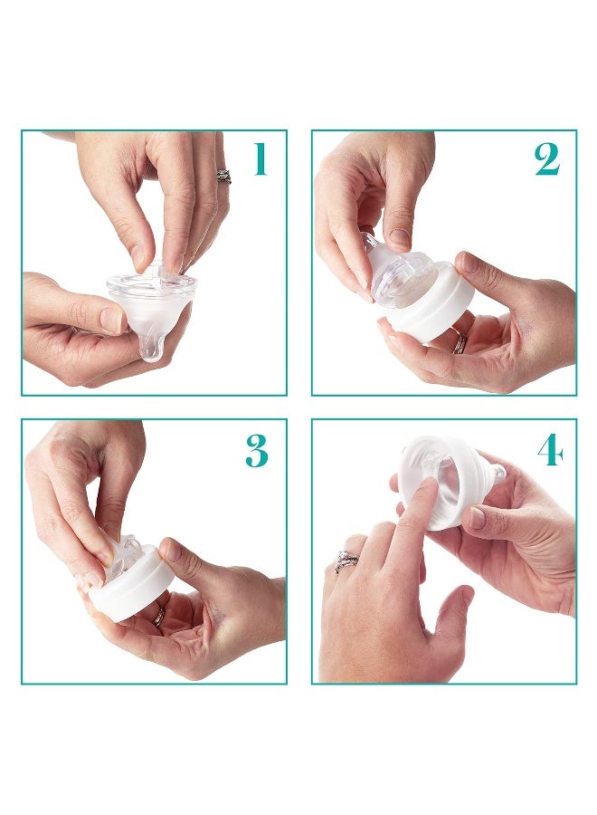 Evenflo Feeding Piece of 6 Balance Plus Wide Neck Nipples for The Balance Plus Wide Neck Baby Bottles, 0 Months and Up - Image 5