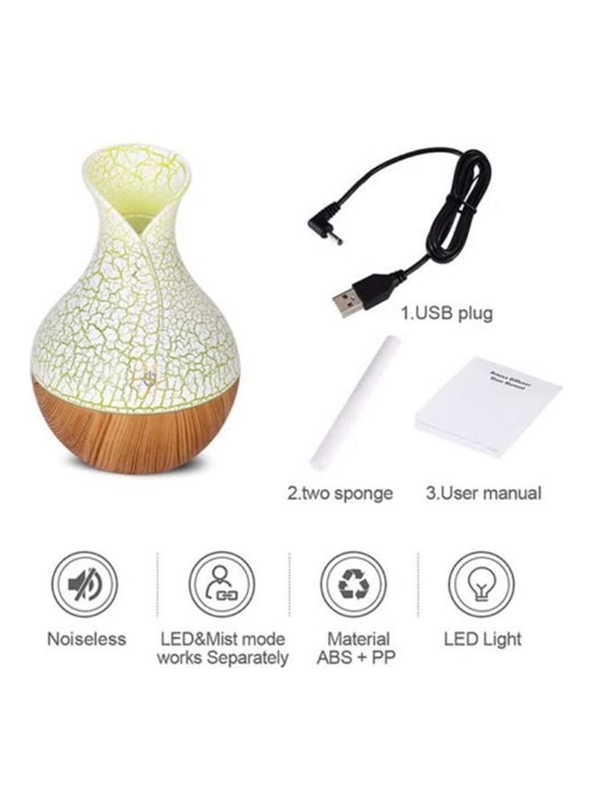 Crack Vase USB Diffuser Wood Grain Air Humidifier Multicolour  - Image 2