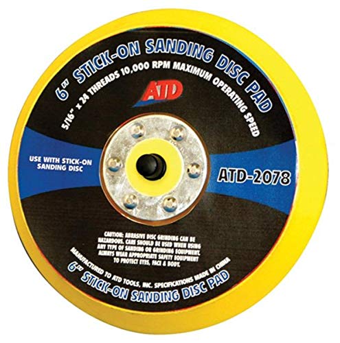 ATD Tools 2078 6" Stick-on Sanding Disc Pad - Image 3