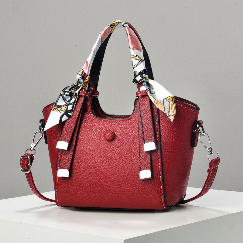 Striped Retro Handbag Women'S Commuting Small Bag Omi Fei Style - Image 3