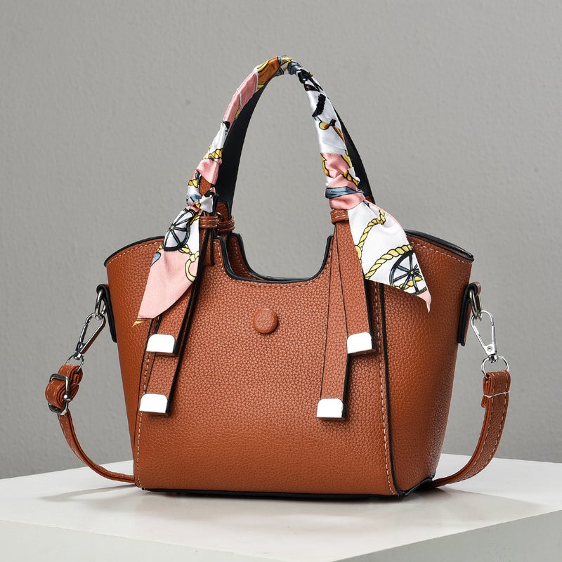 Striped Retro Handbag Women'S Commuting Small Bag Omi Fei Style - Image 4