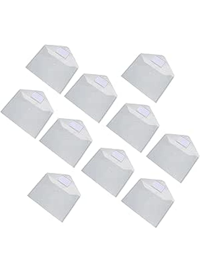A4 Plastic Document Organizer Folders 10 Pack Storage Pouches For Office School Filing - Image 1