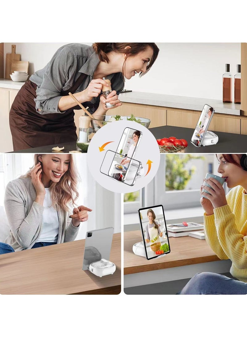 Compatible with Airpods Pro 2 Case with Phone Stand,Full Drop Protection Automatic Snap Switch Design with Cleaner Kit