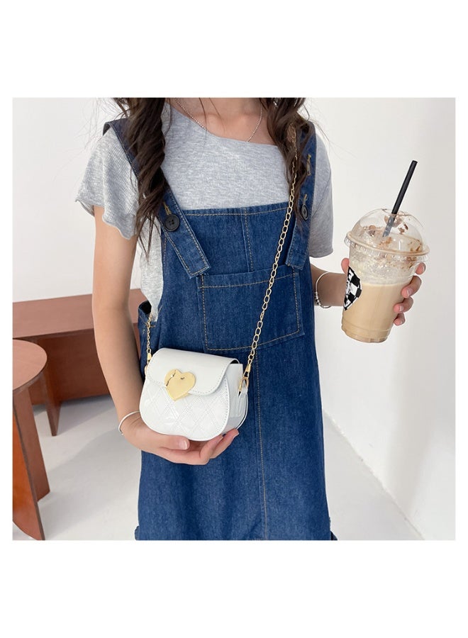 Girl princess small backpack crossbody bag cute handbag WHITE（13*11*6cm） - Image 2