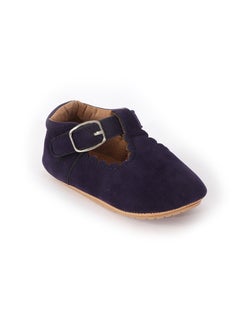 Generic Spring Autumn 0-1 Year Baby Walking Shoes Matte Dark Blue 