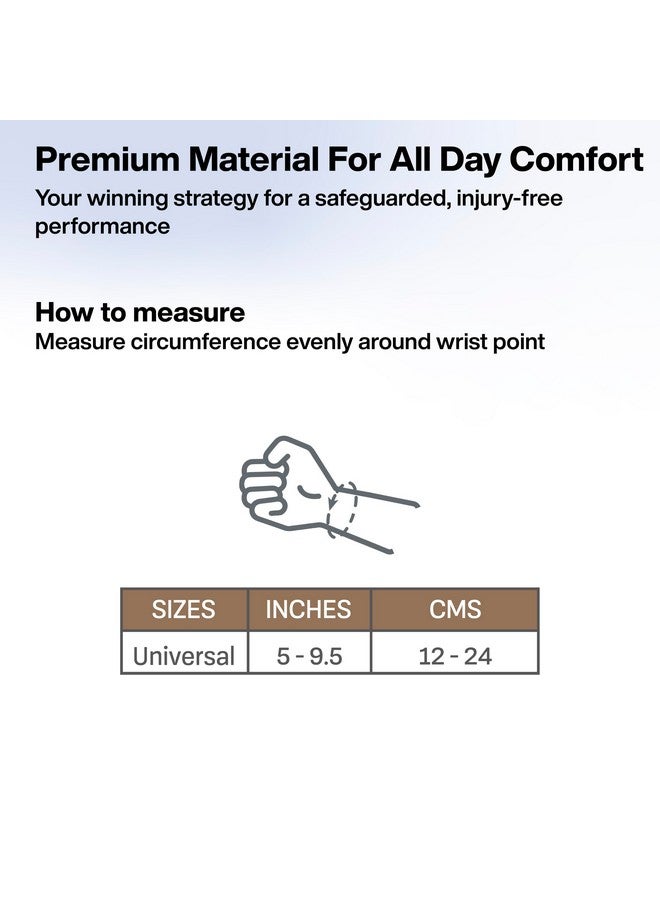 FOVERA Wrist Support Band with Thumb Loops for Gym Workout, Compression Wrist Support for Fitness, Weightlifting, Tendonitis, Carpal Tunnel Arthritis, Wrist Pain Relief for Men & Women (1 Unit) - Image 4