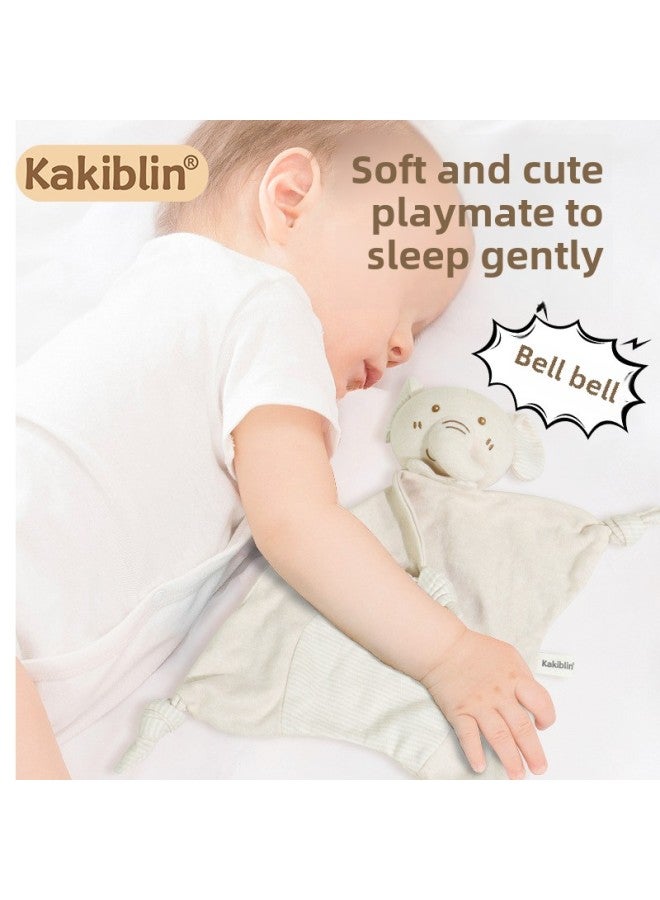 Kakiblin Organic Cotton Soothing Towel Baby Entrance Sleeping Doll Infant Bite Saliva Towel In Stock-Color:Bear Style Organic Cotton Comfort Towel (bag)  - Image 3