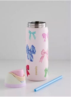 Owala Owala FreeSip Insulated Stainless Steel Water Bottle with Straw for Sports and Travel, BPA-Free,32-Ounce,Pink  - Image 2
