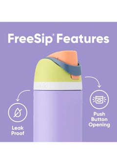 Owala Owala FreeSip Insulated Stainless Steel Water Bottle with Straw for Sports and Travel, BPA-Free,32-Ounce,Pink  - Image 4