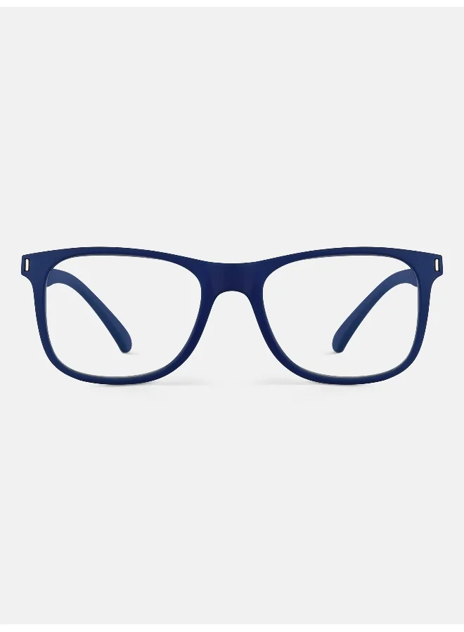 Woggles Noir Dark Blue Square Blue Screen Glasses