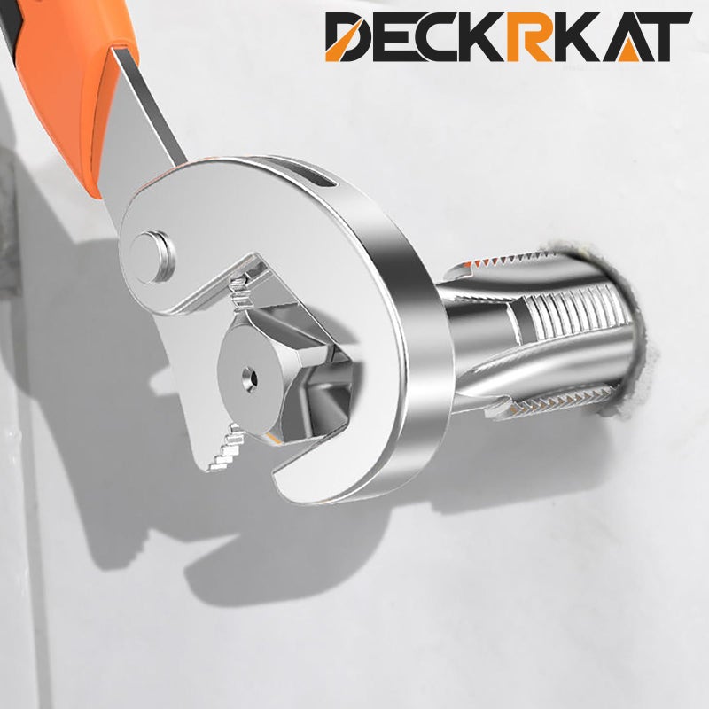DECKRKAT 5-Piece NPT Pipe Tap Set, Precision Carbon Steel NPT Tap Set for Clean Accurate Threads, 3/4", 1/2", 3/8", 1/4", 1/8" NPT Tap, Perfect for Plumbers Mechanics DIYers, with Durable Plastic Case - Image 5