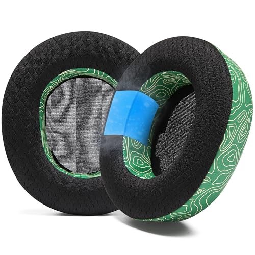WC Freeze Nova Pro Wireless Cooling Gel Earpads for Arctis Nova Pro Wireless Nova Elite Nova Pro Omni Doesnt Fit Other Models by Wicked Cushions Extra Thick Comfortable Emerald Tide - Image 1