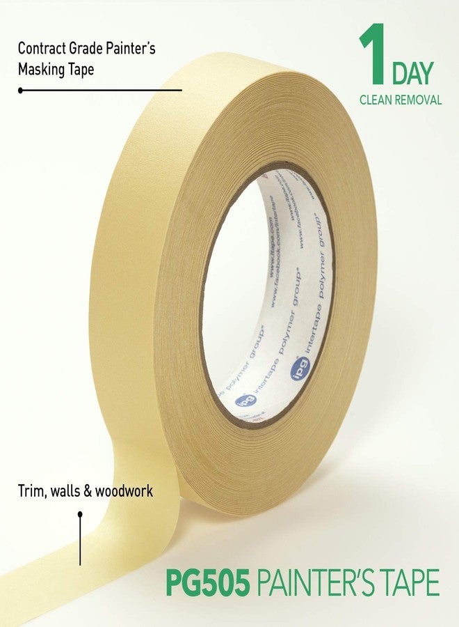 IPG PG505, 1-Day Masking Tape, 1.88" x 60 yd, Tan, (6-Pack) - Image 2