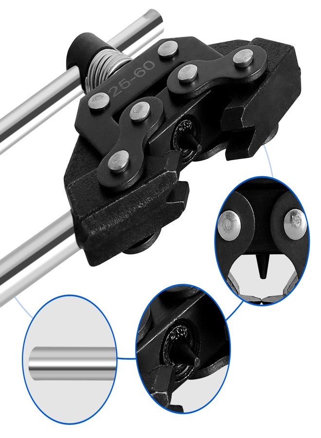 Belleone Chain Breaker for #25#35#40#41#50 320 410 415 420 520 525 530 Roller Chain, Chain Splitter Detacher Cutter for Motorcycle Bicycle Go Cart Mini Bike Dirt Bike Motor Bike Chain, with 1 Push Pin - Image 2