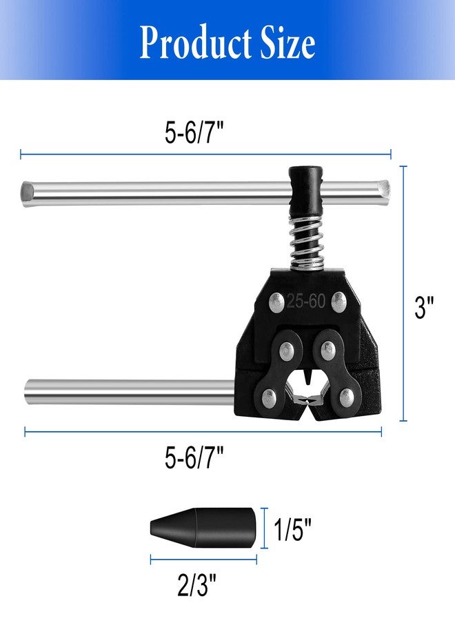 Belleone Chain Breaker for #25#35#40#41#50 320 410 415 420 520 525 530 Roller Chain, Chain Splitter Detacher Cutter for Motorcycle Bicycle Go Cart Mini Bike Dirt Bike Motor Bike Chain, with 1 Push Pin - Image 5