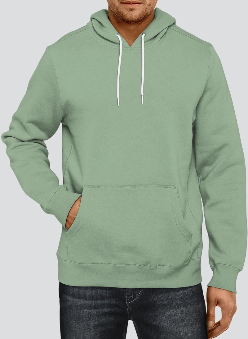 InkMASH Premium Hoodie - Pastel Green - Made in UAE - Unisex - Image 1