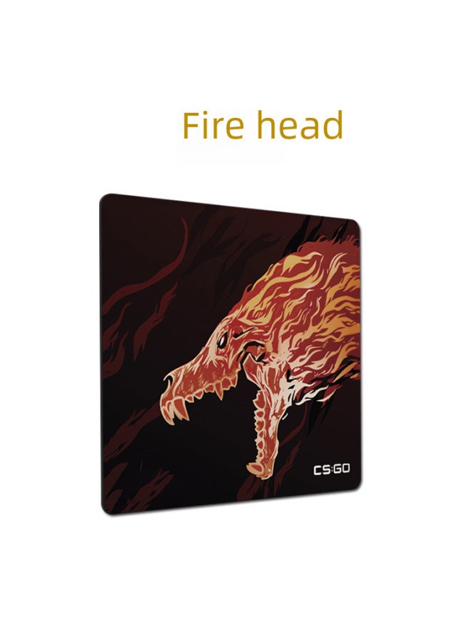 Generation Hair Sirui Map Thickened XTFPS Smooth Greyhound Csgo Eat Chicken Qck Video Game Mouse Pad-Color:285*320*6mm-Pattern:Black Logitech