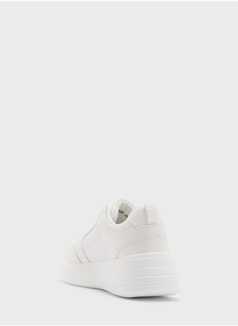 Ginger - Print Jacquard Trainers - Image 1