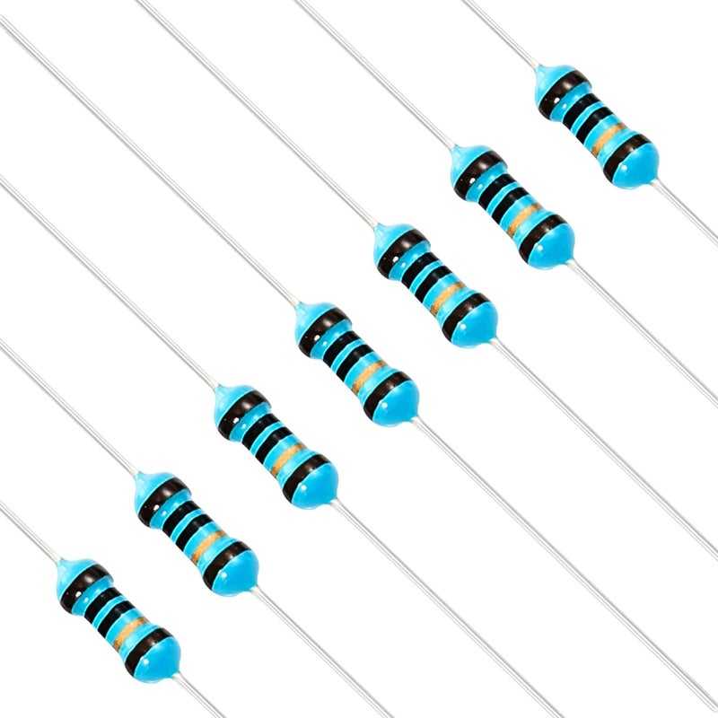 Chanzon 100Pcs 10 O Ohm Resistor 1/4W (0.25W) Metal Film Fixed Resistor 0.01 1% Tolerance 10R Mf Through Hole Resistors Current Limiting Rohs Certificated - Image 1